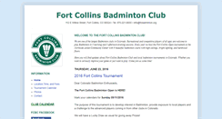 Desktop Screenshot of fcbadminton.org